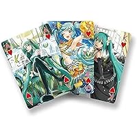 Hatsune Miku - 52 Playing Cards - Poker Card Game Deck Playing Cards - Original & Licensed, Multicoloured
