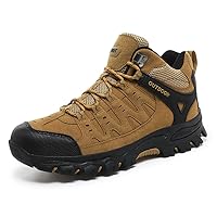 Hiking Boots for Men and Women, Lightweight Waterproof with Breathable Mesh and Anti-Slip Rubber Outsole
