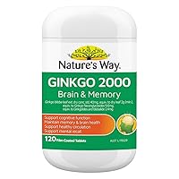 Nature's Way Ginkgo Biloba 2000MG 100+20 Tablets