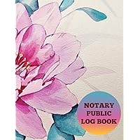 Notary Public Log Book: Personalized Notary Journal To Record Notary Events| Notary Ledger Book