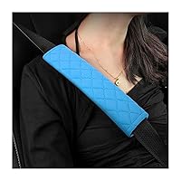 2 Pack Universal Car Seat Belt Cover, Comfort Soft Seatbelt Pad, Compatible with All Cars, Safety Seatbelt Shoulder Strap Pad for Adults Kids, Car Accessories for Men Women (Blue)