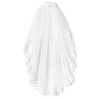 Gymboree,And Toddler Holiday and Special Occasion Hair Accessories,White Veil,One Size