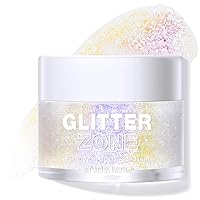 Biodegradable Holographic Body Glitter Gel - Cosmetic-Grade, Long-Lasting Glitter for Face, Body, and Hair, Safe and Easy to Use, Perfect for Festivals and Parties, Vegan & Cruelty Free (03#)