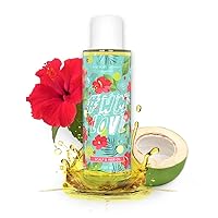 Hibiscus Monkey HM Love Hibiscus Hair Oil - Anti Hair Fall, Anti-Frizz, Softens, Hair Growth & Strengthens - 100% Natural, No Mineral Oils, Chemical Free