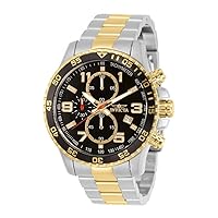 Invicta Men's Specialty Chronograph Textured Dial Stainless Steel Watch
