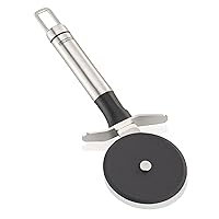 Household Essentials Leifheit ProLine Pizza Cutter, Black and Silver
