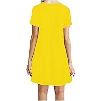 Women's Casual Loose Polka Dot Dress Hollow Out Short Sleeve Long Maxi 2024 Summer A-Line Swing Dresses
