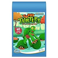 ThinkFun 76576 - Flip N' Play Topsy Turtles - das Reise-Logikspiel, für Kinder und Erwachsene ab 8 Jahren, ab 1 Player: Das Schildkröten Logikspiel