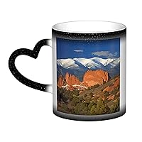 Color Changing Mug Pikes Peak Colorado Coffee Mug Ceramic Coffee Cups Creative Mug Coffee Magic Mugs Magic Tea Cup Mug