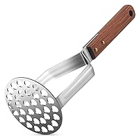 UPGRADED Potato Masher Stainless Steel Heavy Duty Strong Anti-slip Handle Not Easy to Bent Easy to use Sturdy Construction