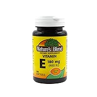 Nature's Blend Vitamin E 400Iu Capsules 100 Ct