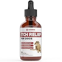 Itch Relief for Dogs | Dog Itch Relief | Helps to Naturally Relieve Itching, Allergies, & More by Improving the Skin & Coat Health | Allergy Relief for Dogs Itching | Dog Itching Skin Relief | 1 fl oz