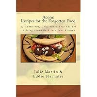 Acorn: Recipes for the Forgotten Food: 25 Nutritious, Delicious & Easy Recipes to Bring Acorn Back into Your Kitchen Acorn: Recipes for the Forgotten Food: 25 Nutritious, Delicious & Easy Recipes to Bring Acorn Back into Your Kitchen Paperback