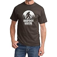 Bigfoot Saw Me Retro Sasquatch T-Shirt