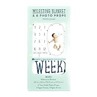 Baby Milestone Blanket Daily, Weekly, Monthly Photo Prop for Newborn. for Baby Girls and Boys 40