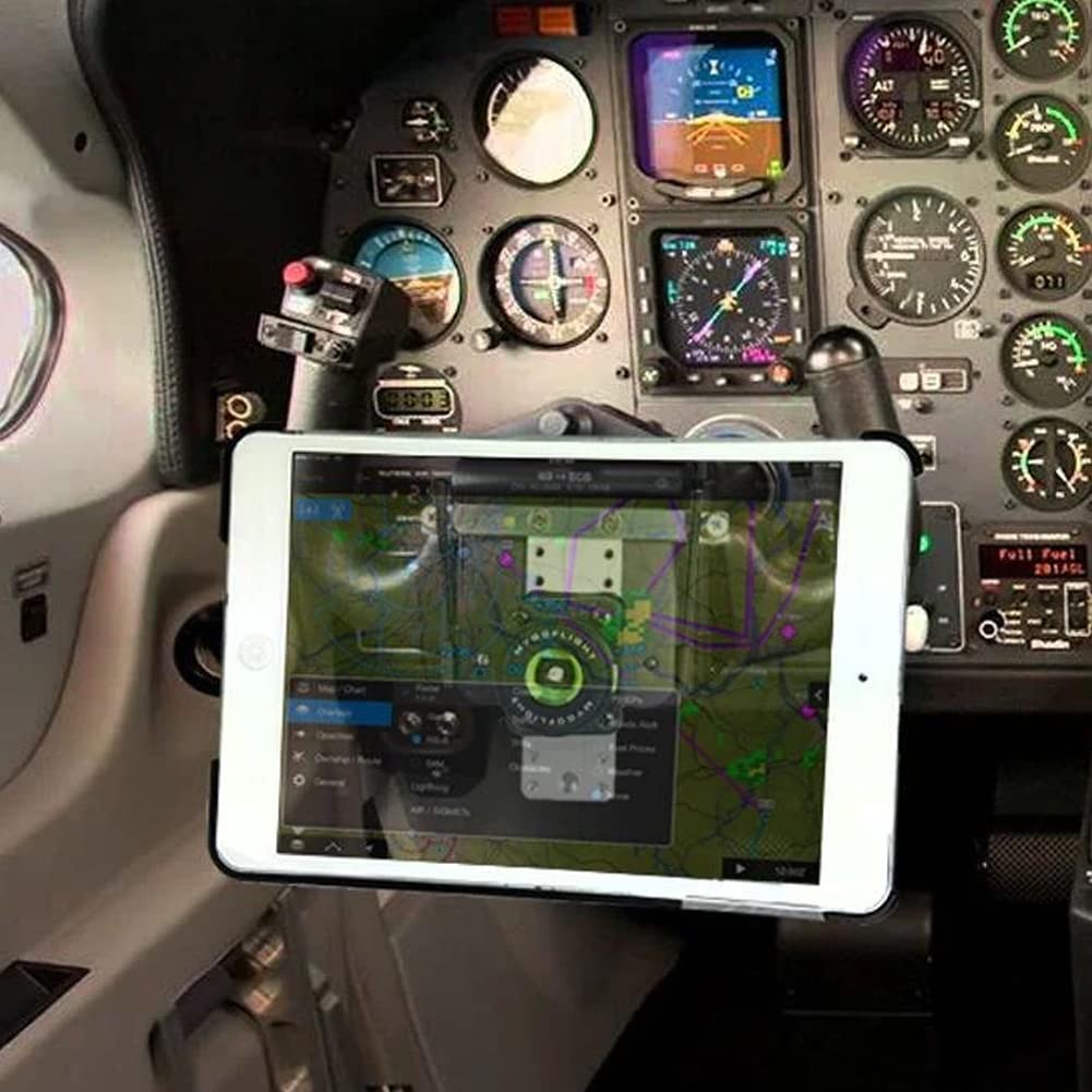 MYGOFLIGHT JMT-5010 Chart Holder - Adjustable Handsfree Flight Travel iPad/Tablet Mounting Device for Lear, Beech, Jet Pilots