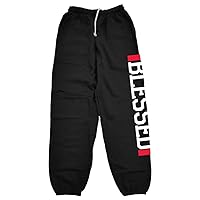 Men's Printed Blessed Graphic Sweatpants