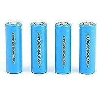 3.2V 500mAh LiFePo4 Solar Rechargeable Battery 14430 for Solar Panel, Garden Lights, Toothbrush, Shaver Flashlight (4 Pack)