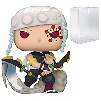 POP Anime: Demon Slayer - Kimetsu no Yaiba - Tengen Uzui Funko Vinyl Figure (Bundled with Compatible Box Protector Case), Multicolor, 3.75