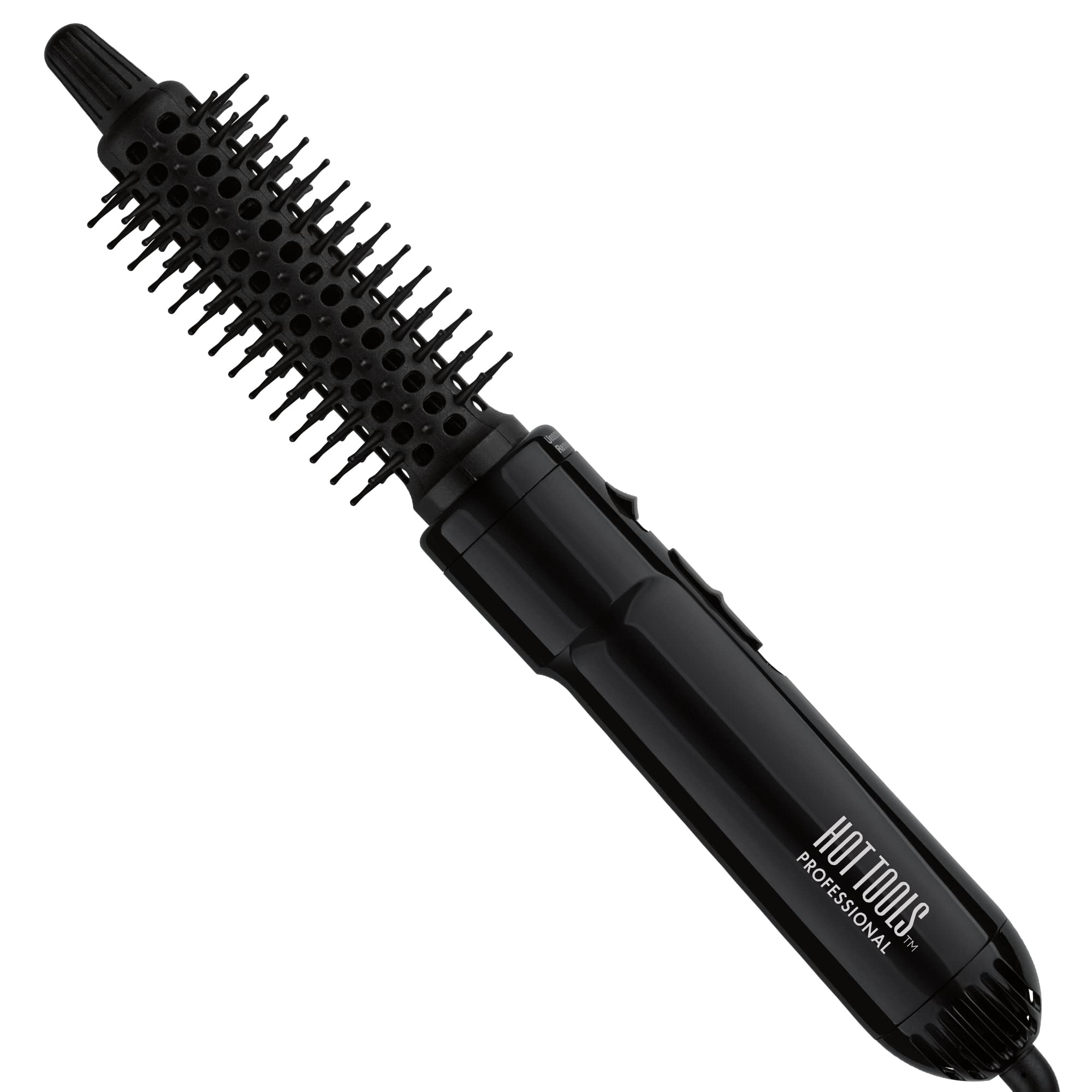 Hot Tools Pro Artist Hot Air Styling Brush | Style, Curl and Touch Ups (1”) Black