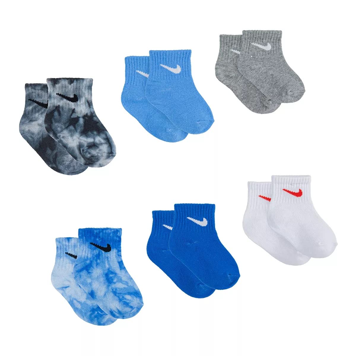 Nike Boys' Ankle Socks (6 Pairs)