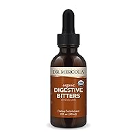 Organic Digestive Bitters, 1 Bottle (2 fl oz.), Supports Normal Digestion and Overall Gastrointestinal Health*, Non GMO, Soy Free, Gluten Free, USDA Organic
