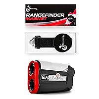 My Golfing Store Magnet for Eagle Eye Golf Rangefinder - Magnetic Holder with Adjustable Straps - Easy to Use, Stylish and Durable - Golf Range Finders and Accessories for Men and Women And Store Eagl