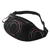 Mysterious Cosmic Black Holes Printed Fanny Pack For Men Women,Crossbody Waist Bag Pack,Belt Bag With Adjustable Strap For Travel Sports