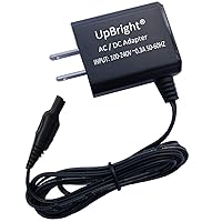 UpBright 2-Prong AC/DC Adapter Compatible with Vaclife VL703 KS-2627 KS2627 7.4V 2500mAh 7.4VDC Lithium ion Battery Electric Spin Scrubber Cordless Shower Cleaning Brush Power Supply Cord Charger PSU