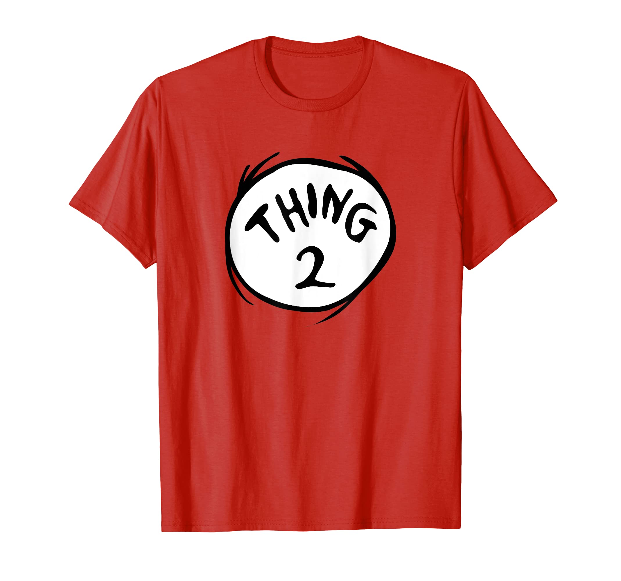 Dr. Seuss Thing 2 Emblem RED T-Shirt