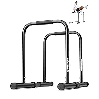 Dip Bar, Adjustable Parallel Bars for Home Workout, Dip Station with (300/400/1200LBS) Loading Capacity