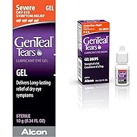 GenTeal Lubricant Eye Gel, Severe, 0.34 Fl Oz & Tears Gel Drops, 8 ml