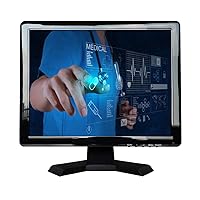 15'' inch PC Monitor 1024x768 4:3 VGA HDMI-in USB Plastic Shell VESA Wall-Mounted Desktop POS Ordering Machine Four-Wire Resistive Touch LCD Screen Display with Built-in Speaker W150PT-59R