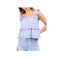 Le Lis Womens Tiered Ruffled Tank Top