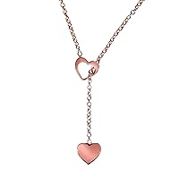 Principio® – Women's Necklace Heart Pendant 925 Silver – Made in Italy – Original Adjustable Girl's Jewellery with Beautiful Gift Box
