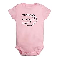 Italian Whatsa Matta You Funny Rompers, Newborn Baby Bodysuits, Infant Jumpsuits, 0-24 Months Babies One-Piece Outfits