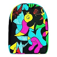 Pixie Brightly Colored Abstract Minimalist Backpack