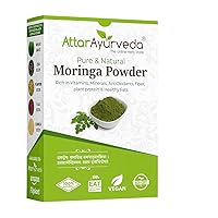 Attar Ayurveda Pure Moringa Leaf Powder for Weight Loss -400 Grams