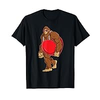 Bigfoot Sasquatch Lovers Saint Valentine's Day Boys Kids men T-Shirt