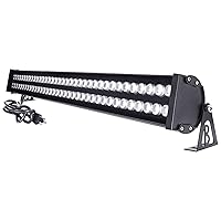 72W LED Wall Washer Lights 3.2ft/40 120V IP65 Waterproof Linear LED Light Bar Warm White 3000K Walls Trees Billboards Building Decorations Outdoor/Indoor LED Lamp with Plug in