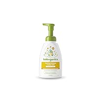 Babyganics Baby Shampoo + Body Wash Pump Bottle, Chamomile Verbena, Non-Allergenic and Tear-Free, 16 Fl Oz, Packaging May Vary