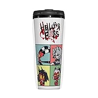 Anime Manga Helluva Boss Coffee Cups Office Household Vacuum Insulated Double Layer Coffee Cups Mug 12 Oz