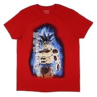 Dragon Ball Super Men's Son Goku Battle Power Adult Anime T-Shirt