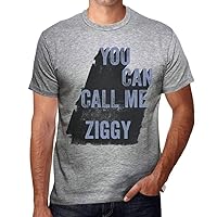Men's Graphic T-Shirt You Can Call Me Ziggy Eco-Friendly Limited Edition Short Sleeve Tee-Shirt Vintage Birthday