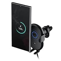 iOttie Auto Sense 2 Air Vent Car Phone Holder with Qi Wireless Charging - Auto Clamping Phone Mount for Google Pixel, iPhone, Galaxy, Huawei, LG, and Other Smartphones. Power Adapter Not Included.