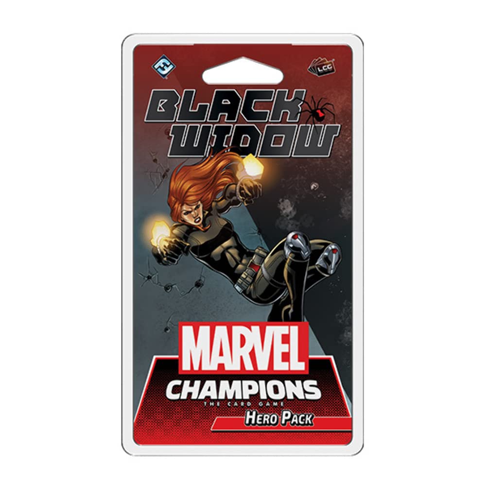 Fantasy Flight Games Marvel Champions The Card Game Black Widow Hero Pack | Strategy Card Game for Adults and Teens | Ages 14+ | 1-4 Players | Average Playtime 45-90 Minutes | Made