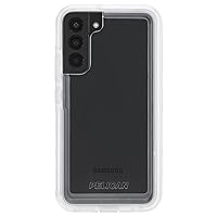 Pelican Voyager Series - Samsung Galaxy S22 Plus Case [Wireless Charging Compatible] [Anti-Yellowing] Heavy Duty Phone Case With Belt Clip Holster Kickstand [18FT MIL-Grade Drop Protection] - Clear