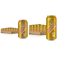 Zevia Zero Calorie Cream Soda, 12 Fl Oz (Pack of 24) and 16 Ounce Cans (Pack of 12)