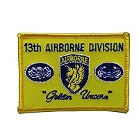 U.S. Military 13th Airborne Gold Unicorns Flag Wholesale lot of 3 Iron On Patch