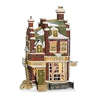 Department 56 Porcelain Dickens' Village Scrooge and Marley Counting House Lit Building, 9.65, Multicolor